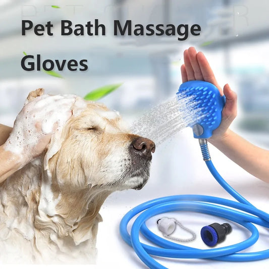 Pet Dog Bathing Massage Grooming Brush Glove