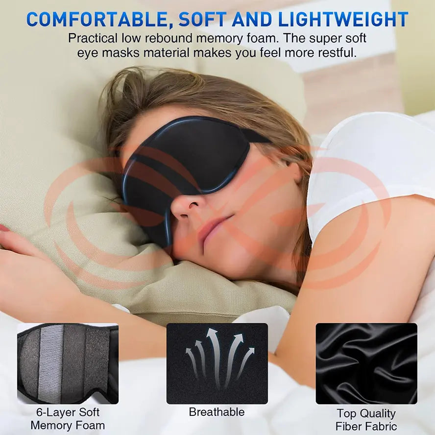 3D Contoured Cups Sleeping Eye Mask
