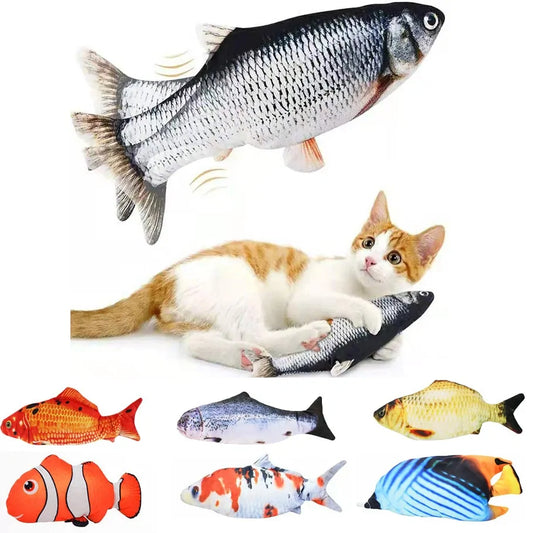 Realistic Fish Chew Toy for Cats